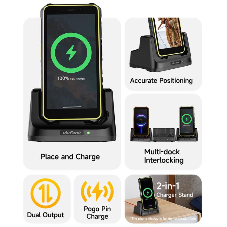 Ulefone Desk Charging Dock for RugKing Phones