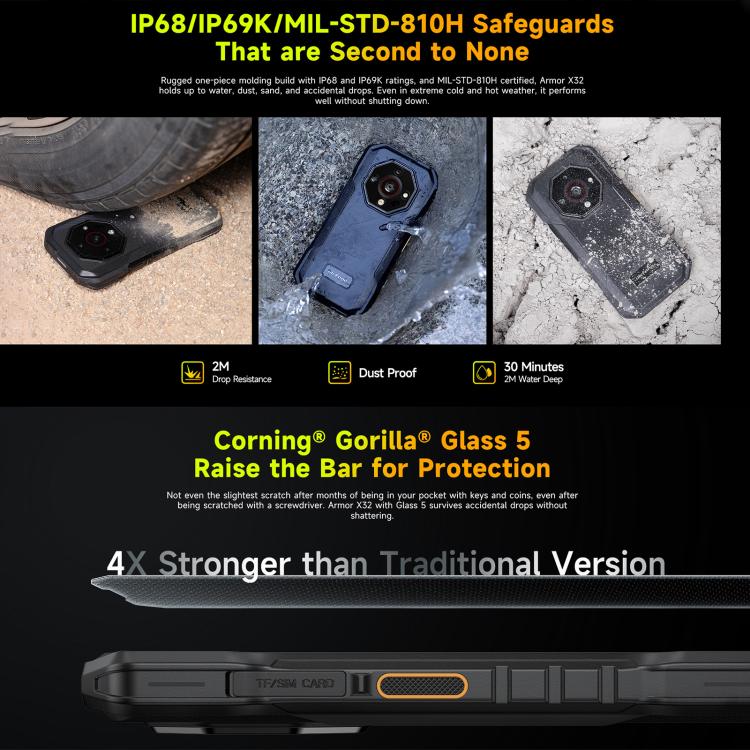 Ulefone Armor X32 4G Rugged Phone
