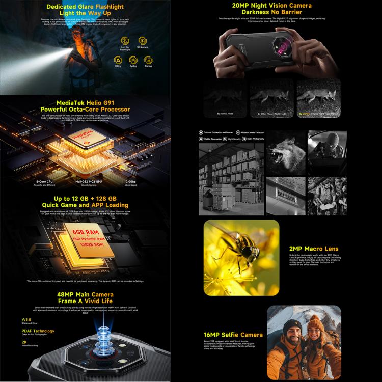 Ulefone Armor X32 4G Rugged Phone