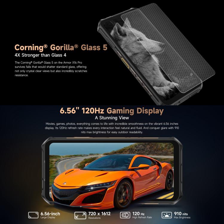 Ulefone Armor X16 Pro 5G rugged phone