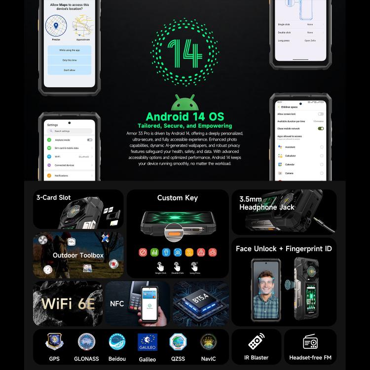 Ulefone Armor 33 Pro 5G rugged phone