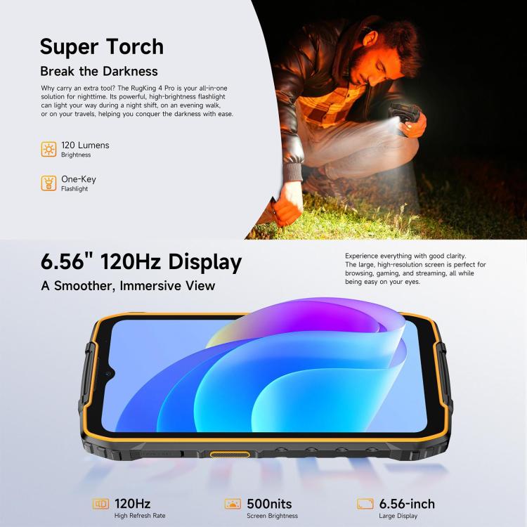 Ulefone RugKing 4 Pro 4G rugged phone 128GB