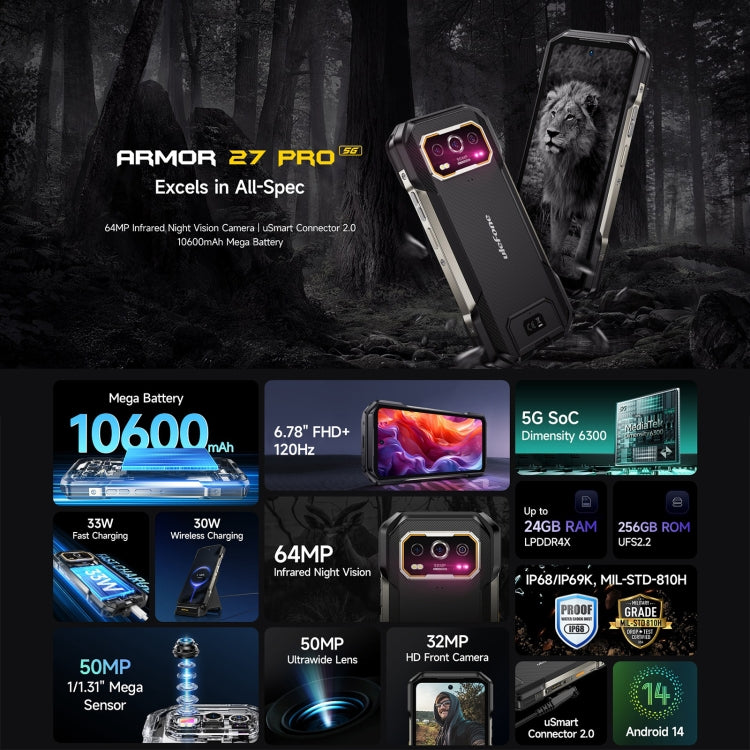 Ulefone Armor 27 Pro 5G rugged phone